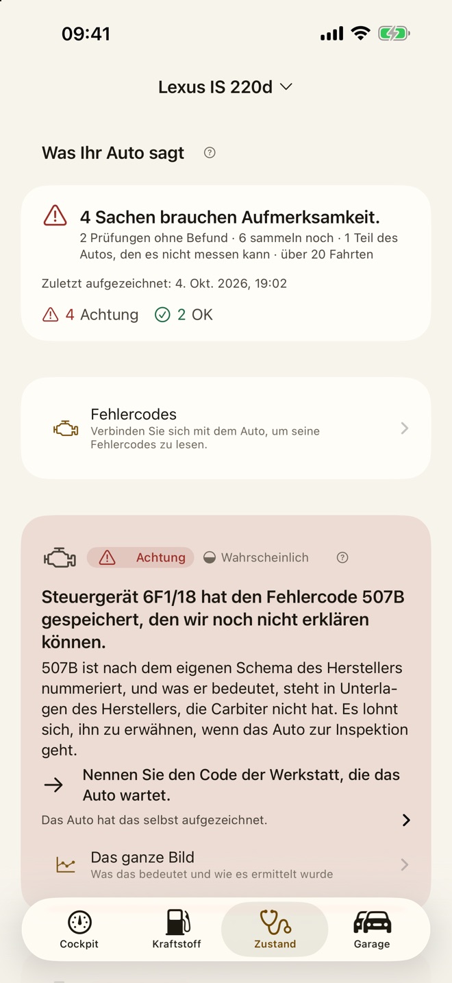 Zustand: was Ihr Auto mitteilt