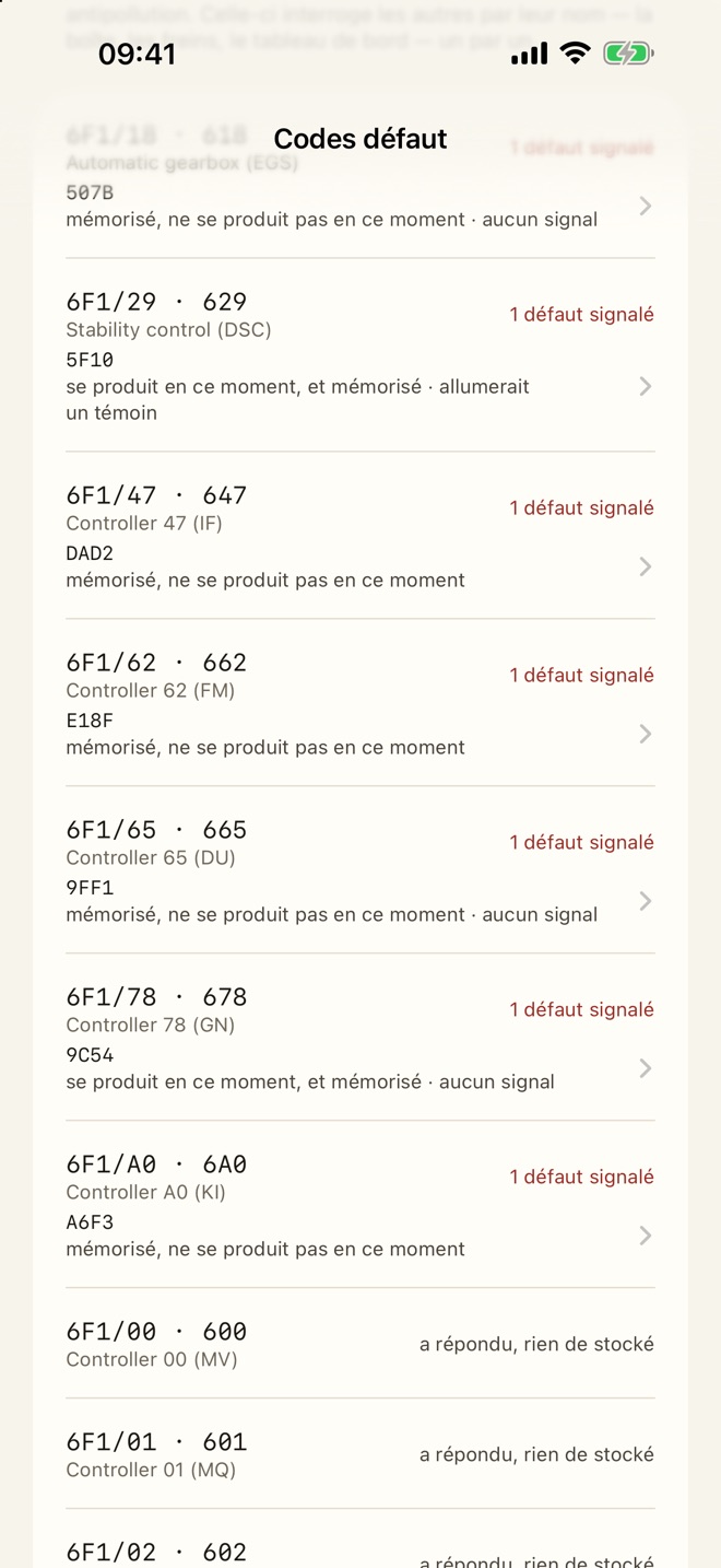 Tous les calculateurs interrogés