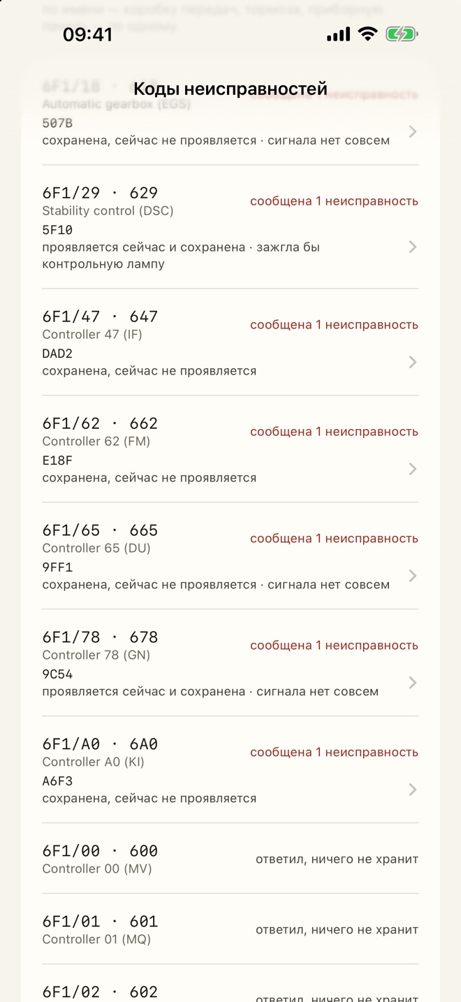 Опрос каждого блока